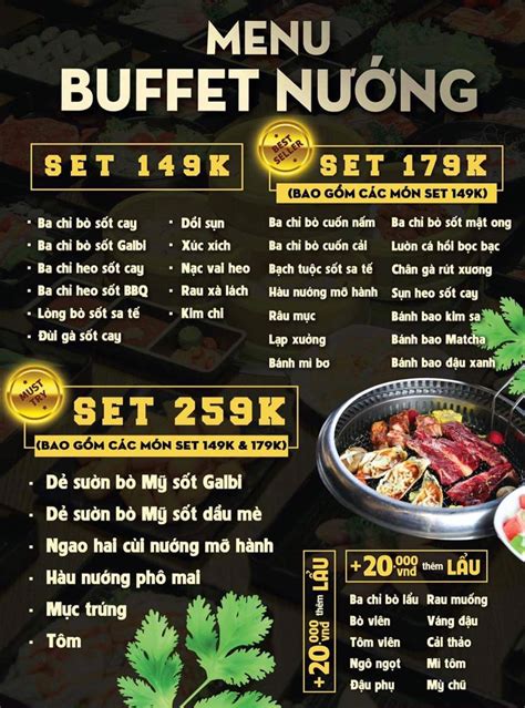 thực đơn của 9pm hà nội|Thực đơn .